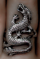 Sterling Dragon Ring