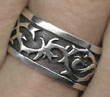 Sterling Tribal Thorns Ring