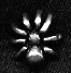 Sterling Spider Stud Earring