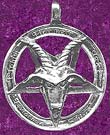 Sterling Baphomet Amulet
