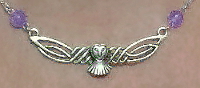 Celtic Barn Owl Necklace