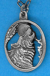 Howling Wolf Pendant