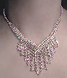 Nicole Rhinestone Necklace
