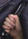 Solid quartz crystal wands