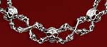 Skull and Crossbones Choker