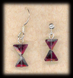 La Veuve Noire Garnet Hourglass Earring(s)
