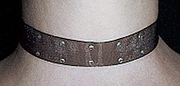 Waif Kitty Organza Collar with Rhinestones
