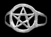 Sterling Pentacle Toe Ring